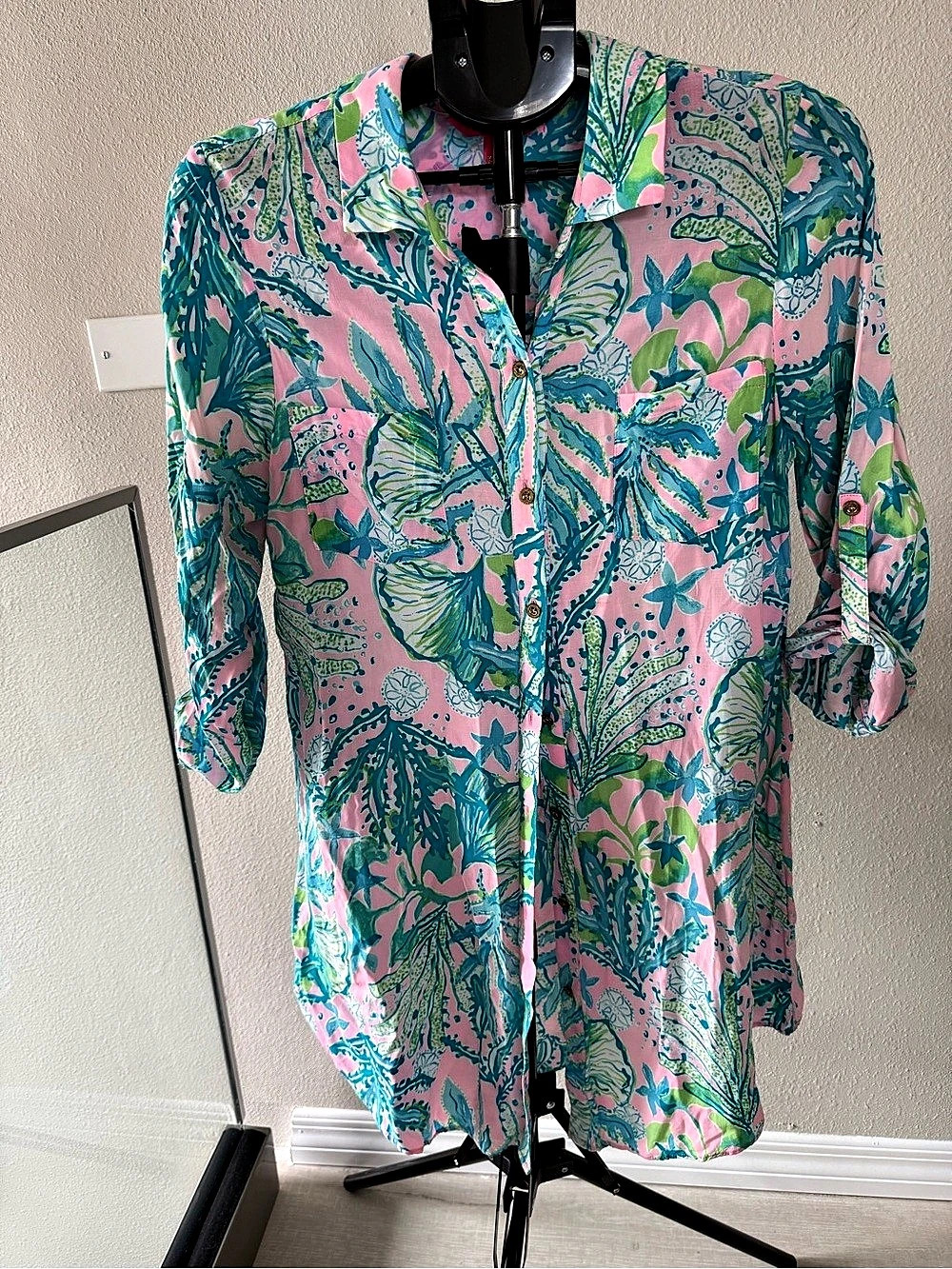 Lilly Pulitzer Printed Button Down Dress